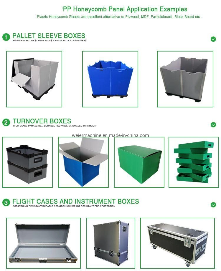PP Honeycomb Panel/Sheet/Board Making Machine for Pallet Box
