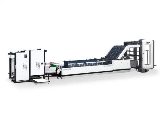 16000sheets/Hr Intellgient Automatic Paper Flute Laminator Corrugated Cardboard Carton Paperbox Lamination Machine Two Pieces Join Gluer
